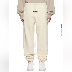 Essentials Cream Track Pants